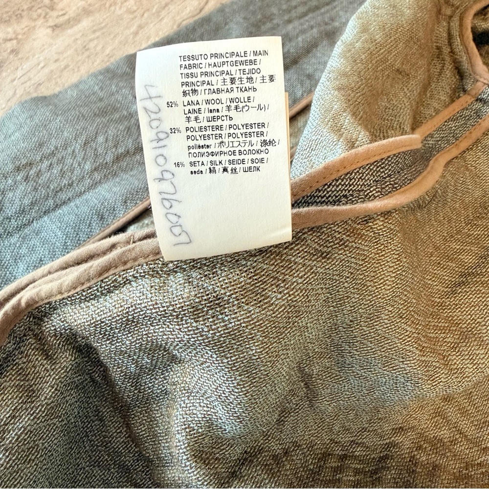 Marni Gray Wool-Blend Snap Button Jacket Size 38 - image 8